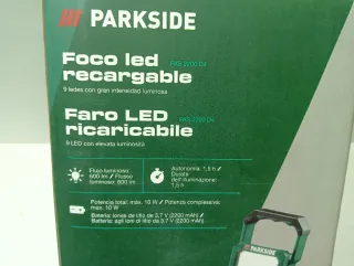 Foco PARKSIDE Batería Recargable 10W