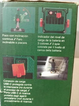 Foco PARKSIDE Batería Recargable 10W