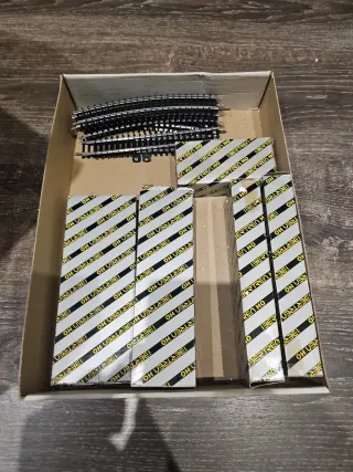 Lote Vías IBERTREN H0: Rectas, Curvas y Desvíos Iz