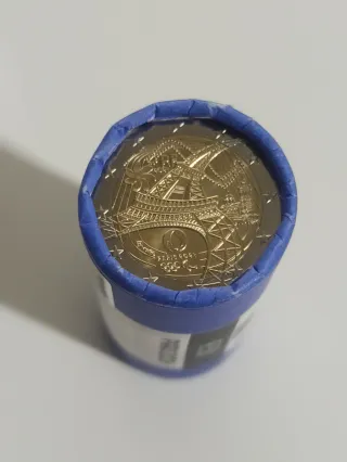 Rollo Moneda Francia 2024 JJOO Antorcha