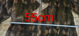 Pelliccia sintetica donna marrone