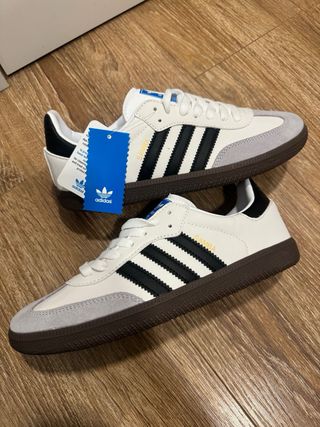 Adidas Samba Blancas y Negras talla 40