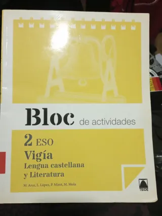 Bloc de actividades. Vigía - Lengua castellana ...