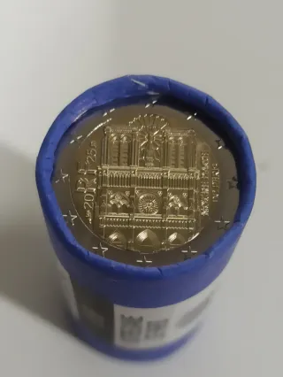 Rollo Moneda 2€ Francia 2025 Notre Dame