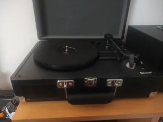 Tocadiscos Lenco Negro Maleta.