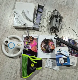 Consola Wii Bianca Completa + Accessori