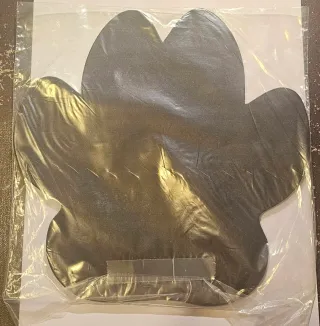 Tappetino Mouse Zampa Cane Blu Bianco