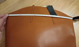Bolso Zara Capazo Grande Marrón con Bolsa