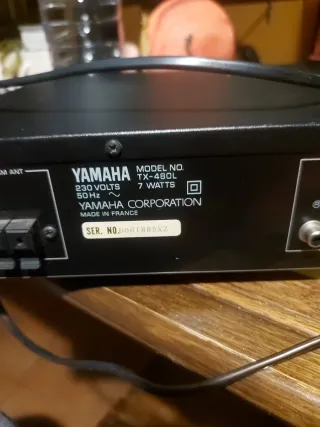 Sintonizador Yamaha TX-492 Negro