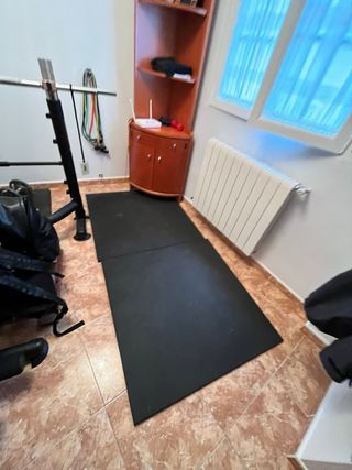 Banco de pesas press banca