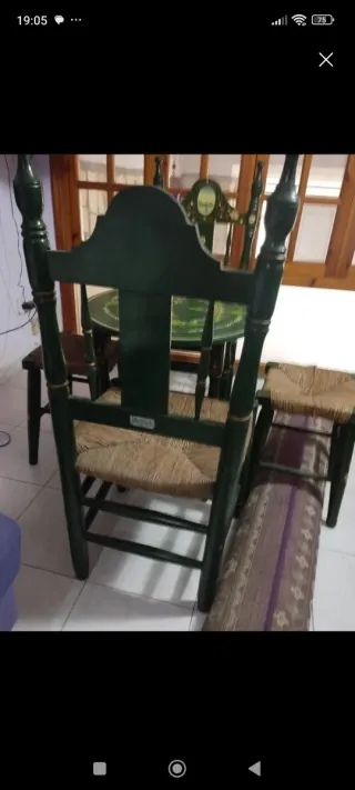 Mesa y 2 Sillas Andaluz