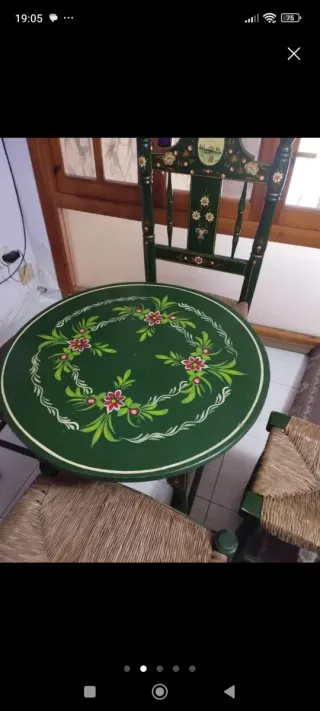 Mesa y 2 Sillas Andaluz