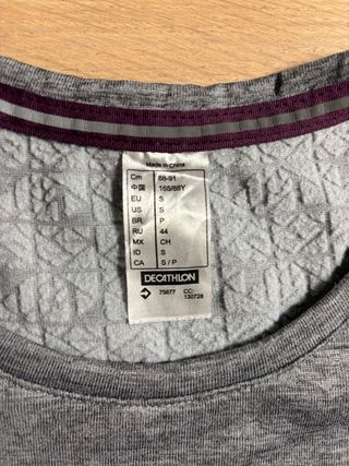 Ropa Térmica Quechua Gris