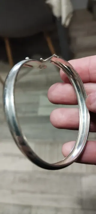 Pulsera caña de plata