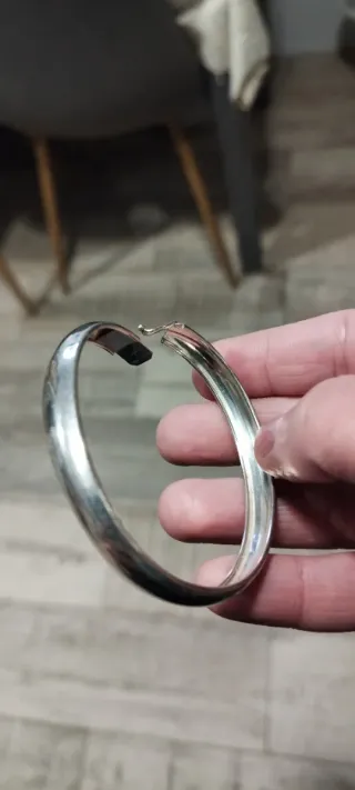 Pulsera caña de plata