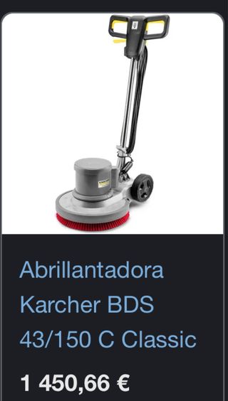 Abrillantadora Karcher BDS 43/150 C