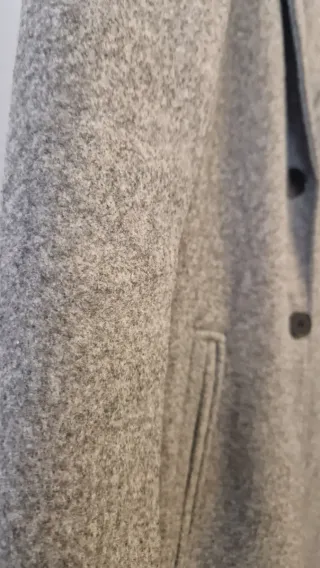 Abrigo gris Zara mujer Talla XS