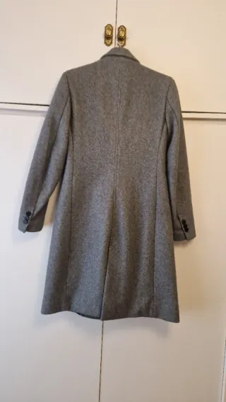 Abrigo gris Zara mujer Talla XS
