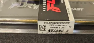 32GB DDR5 5200MHz Kingston FURY Precintado