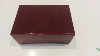 Joyero caoba con espejo