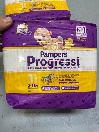 Pampers Progressi Tamanho 1 (2-5 kg) - 28 Unidades