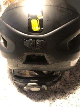 Casco de bicicleta negro niñ@s + guantes