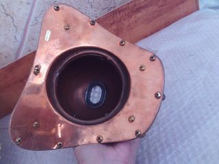 Antigua escafandra buzo latón 17cm