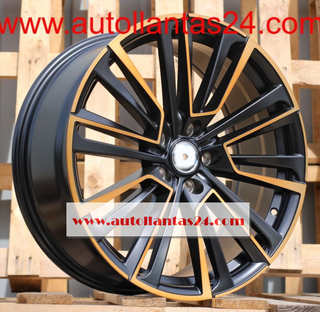 8809 JUEGO DE 4 LLANTAS SKODA BLACK COOPER