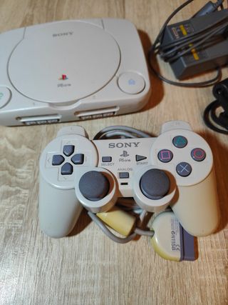 Consola Sony PSone + Mando + Cables