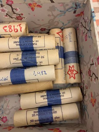 Cartucho 5 pts, diferentes años