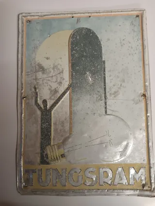 Cartel antiguo Tungsram