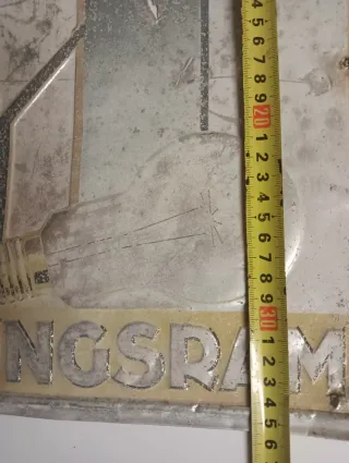 Cartel antiguo Tungsram