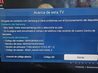 Samsung TV 65 Negro