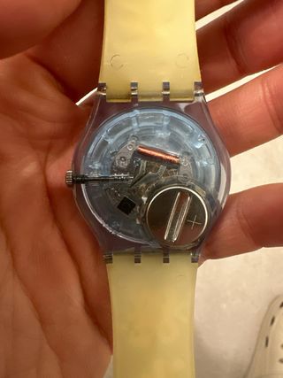 Reloj Swatch Infantil Azul y Amarillo