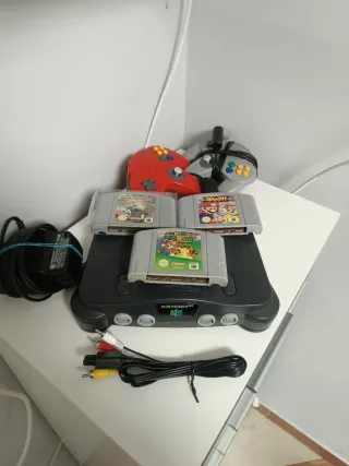 Nintendo 64 Clásica con Juegos