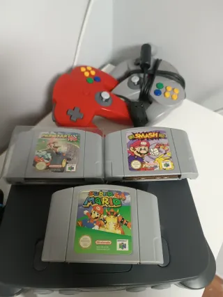 Nintendo 64 Clásica con Juegos