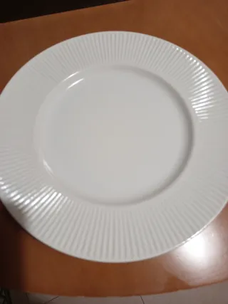 6 Platos Lisos Porcelana 28cm Nuevos