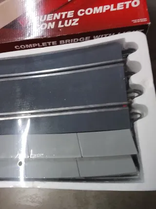 Scalextric Puente Completo con Luz NUEVO PRECINTAD