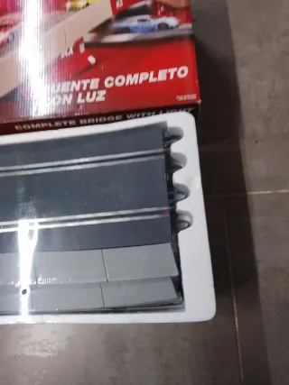 Scalextric Puente Completo con Luz NUEVO PRECINTAD