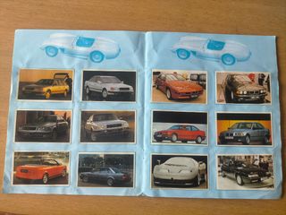 Álbum Cromos Antiguo "El Mundo del Coche"