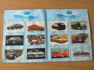 Álbum Cromos Antiguo "El Mundo del Coche"