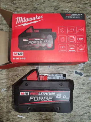 Batería Milwaukee M18 REDLITHIUM FORGE 8.0Ah