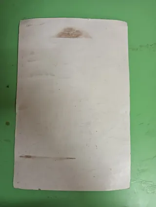 Cartel de cartón Jabón Pinche