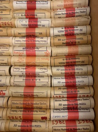 Lote 2 cartuchos 1 pts, diferentes años