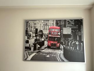 Cuadro Ikea Londres Bus Rojo