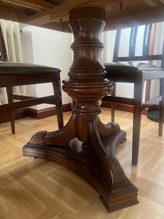 Mesa comedor extensible madera