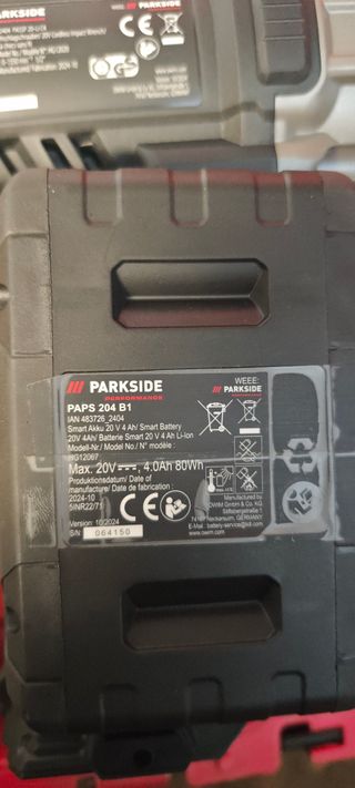 Pistola de Impacto Parkside PASS P 20-Li C4