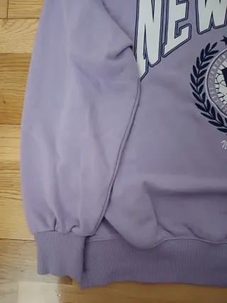 Sudadera Pull&Bear Lila Talla M