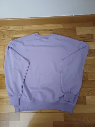 Sudadera Pull&Bear Lila Talla M