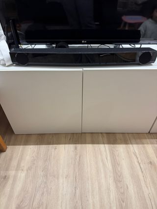 Mueble TV Besta Ikea Blanco